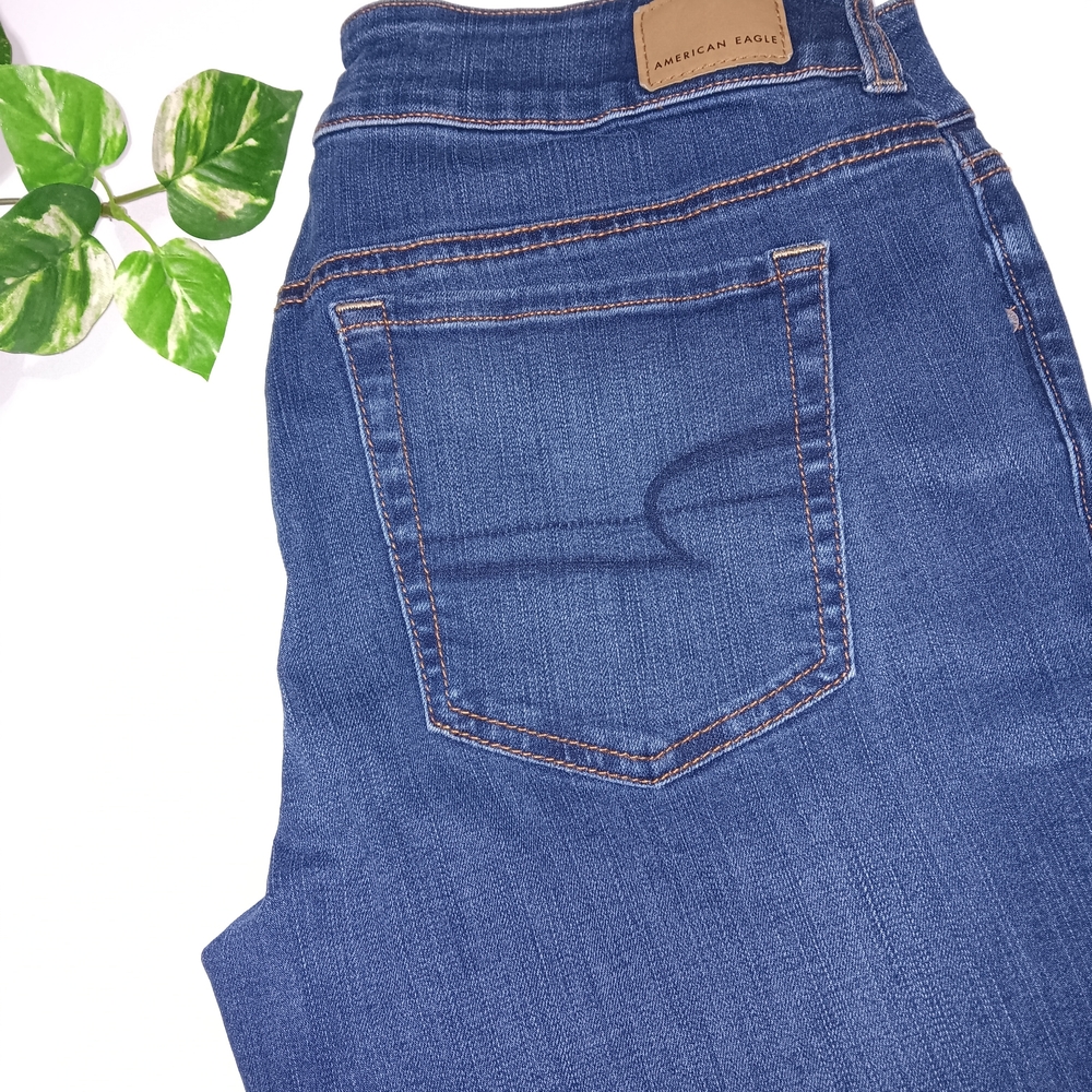 American Eagle Outfitters Dark Blue Flare Jeans